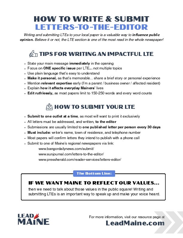 How to Write & Submit Letters-to-the-Editor